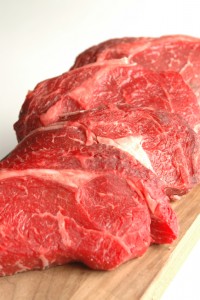 four rib eyes